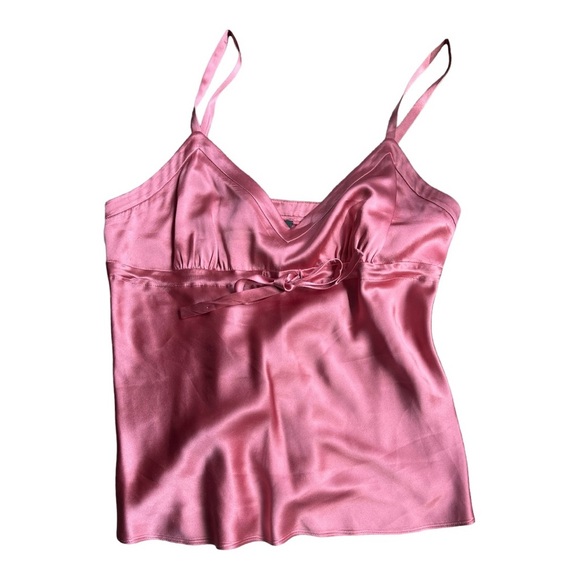 J. Crew‎ 100% Silk Rose Pink Tank Top - Picture 1 of 5